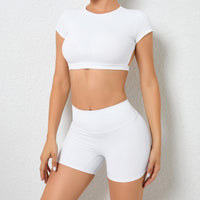 Completo estivo corto elegante senza schienale JESS - Bianco