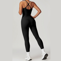 STELLA Vest Top Legging Set - Black