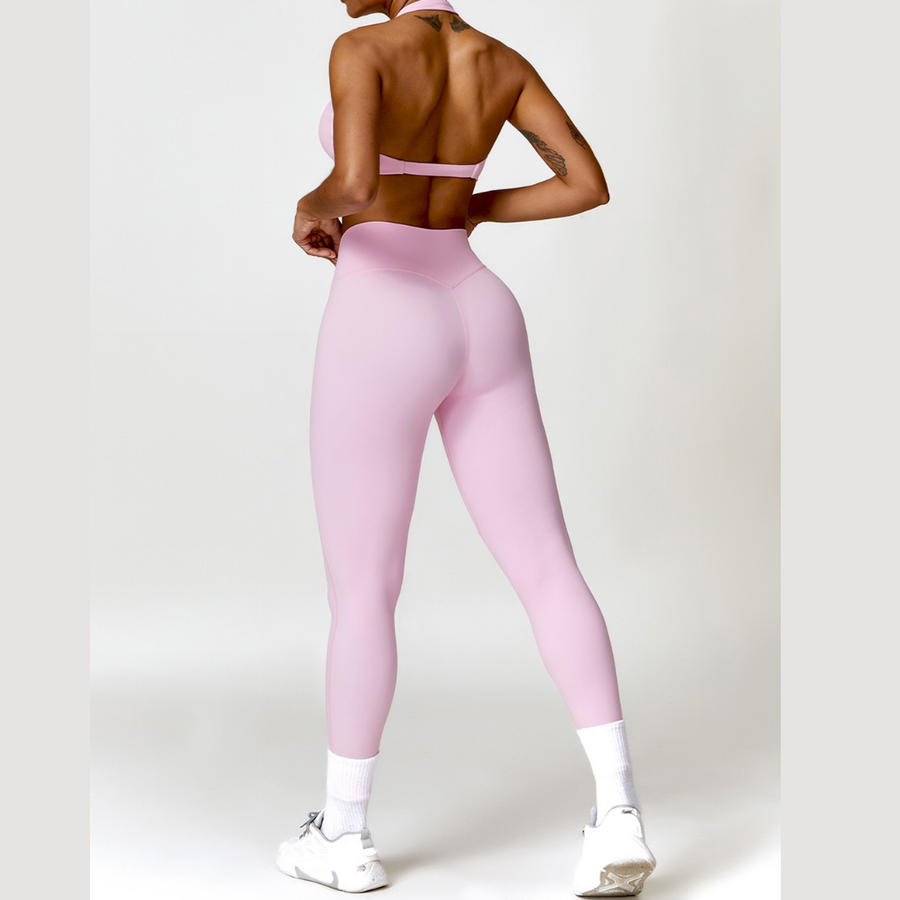 ANNE Sexy Comfy Legging Set - Pink