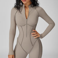 Elena Fall Winter Stylish Jumpsuit - Bronco