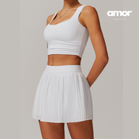 Victory Pleat Tennis Set - White