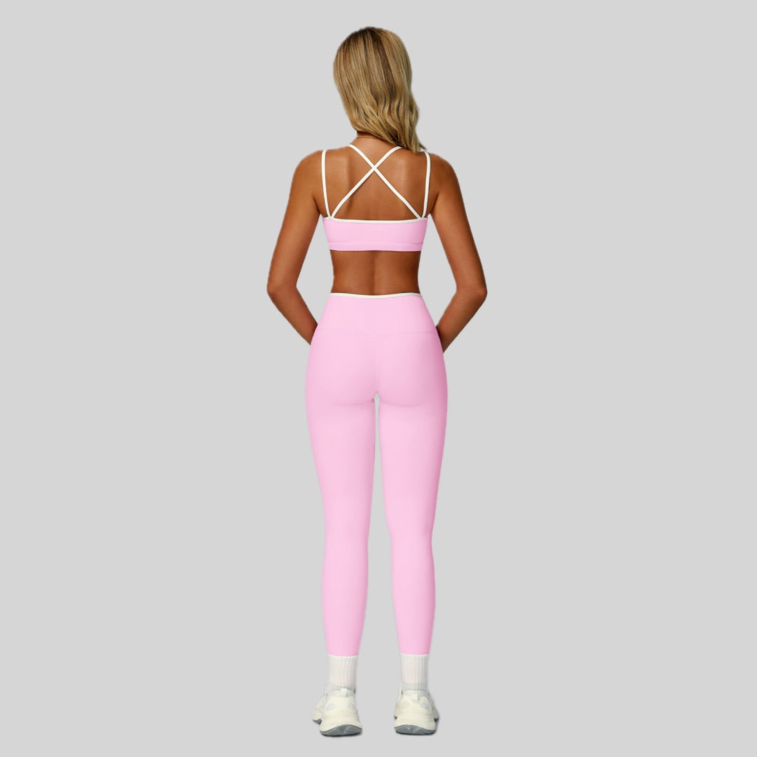 ALIN Stylish Classic Legging Set - Pink