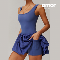 TINA Cutest One Piece Body Dress - Blue