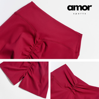 Sculpt Fit V-shape Short Set - Cherry