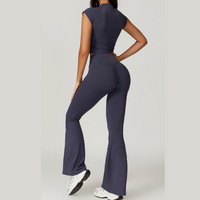 Σετ κολάν Sustainable κοντά μανίκια - Navy 