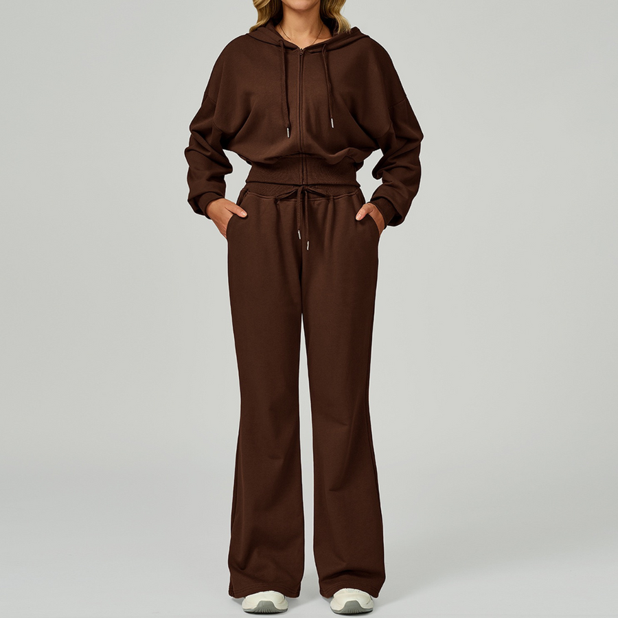 Abby Premium 2pcs Winter Set - Coffee