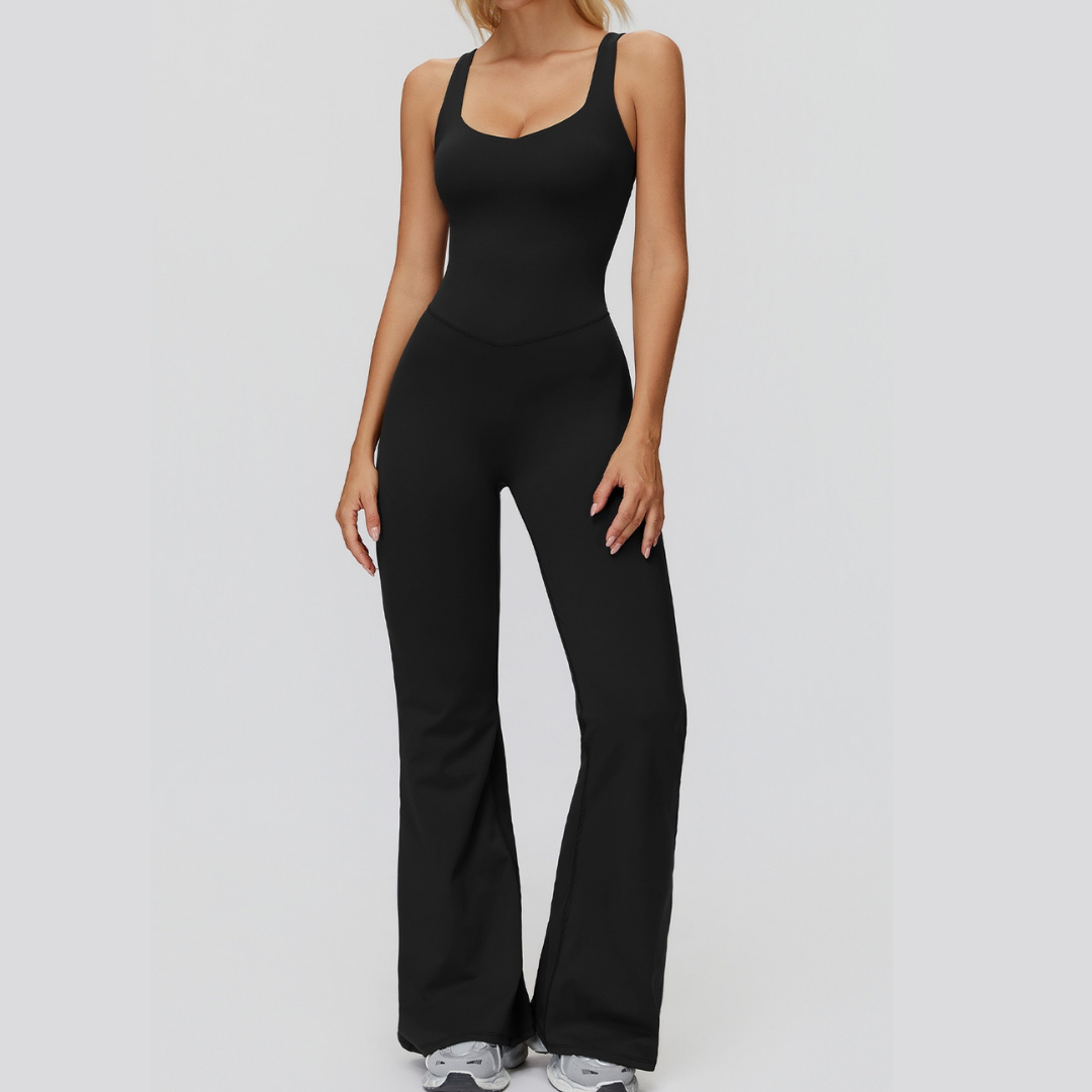 Butterfly-Back Premium Jumpsuit - Black
