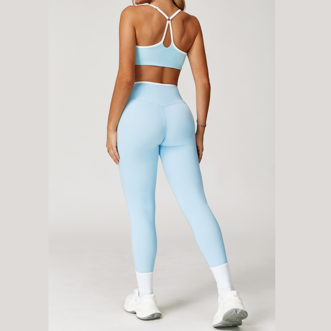 Aurora Stylish Skinny Legging Set - Blue