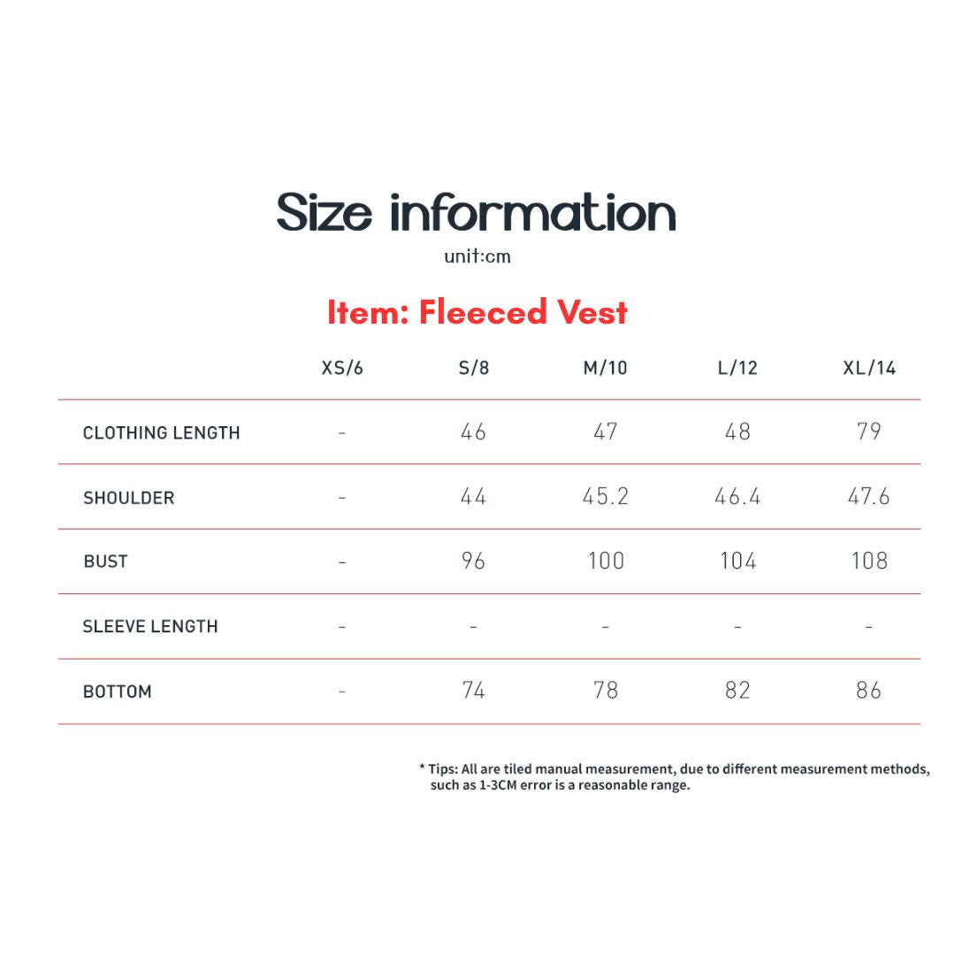 Cozy Winter Fleece Lined Vest Top - Navy