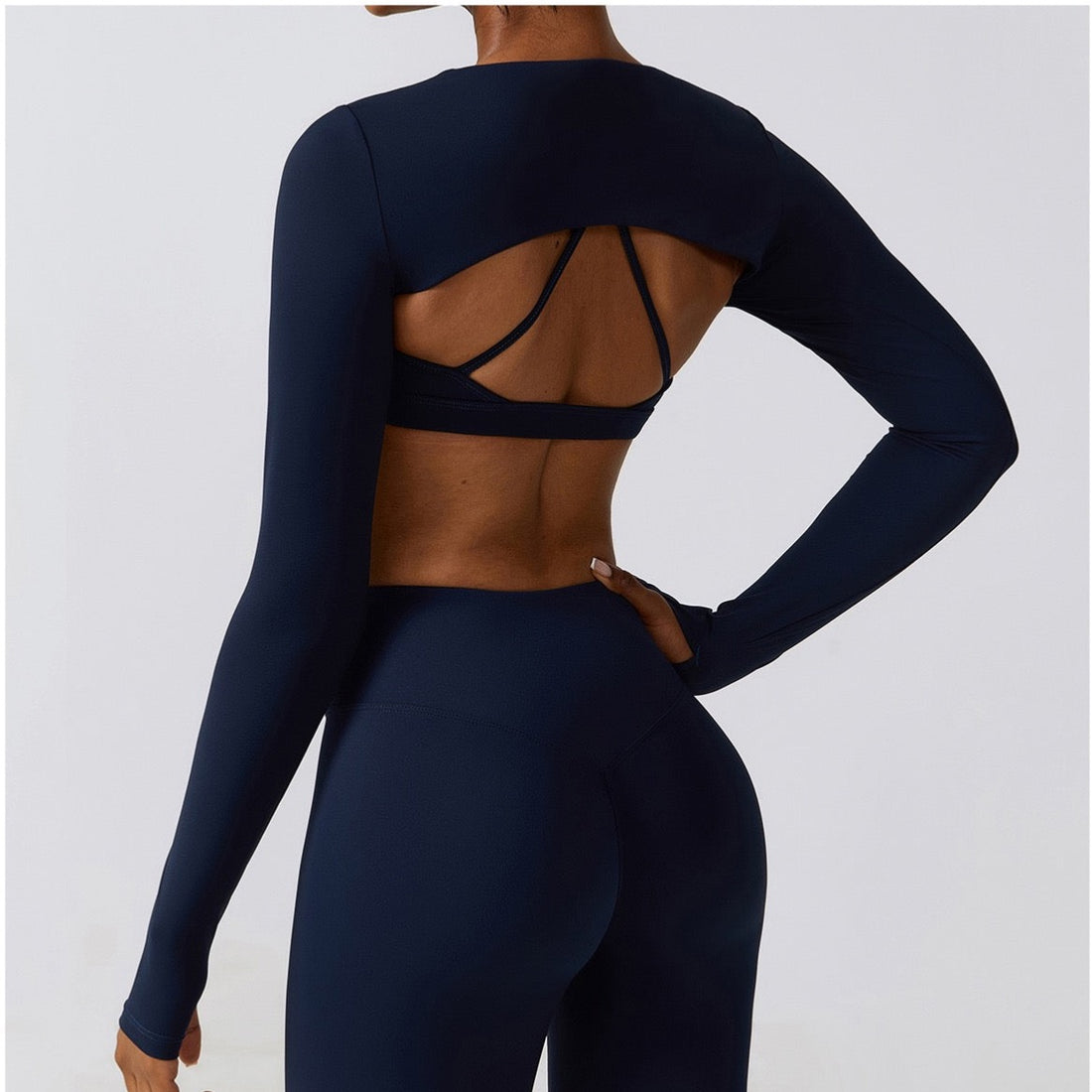 Set morbido e alla moda da 3 pezzi primaverili Cloud - Blu navy