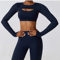 Set morbido e alla moda da 3 pezzi primaverili Cloud - Blu navy