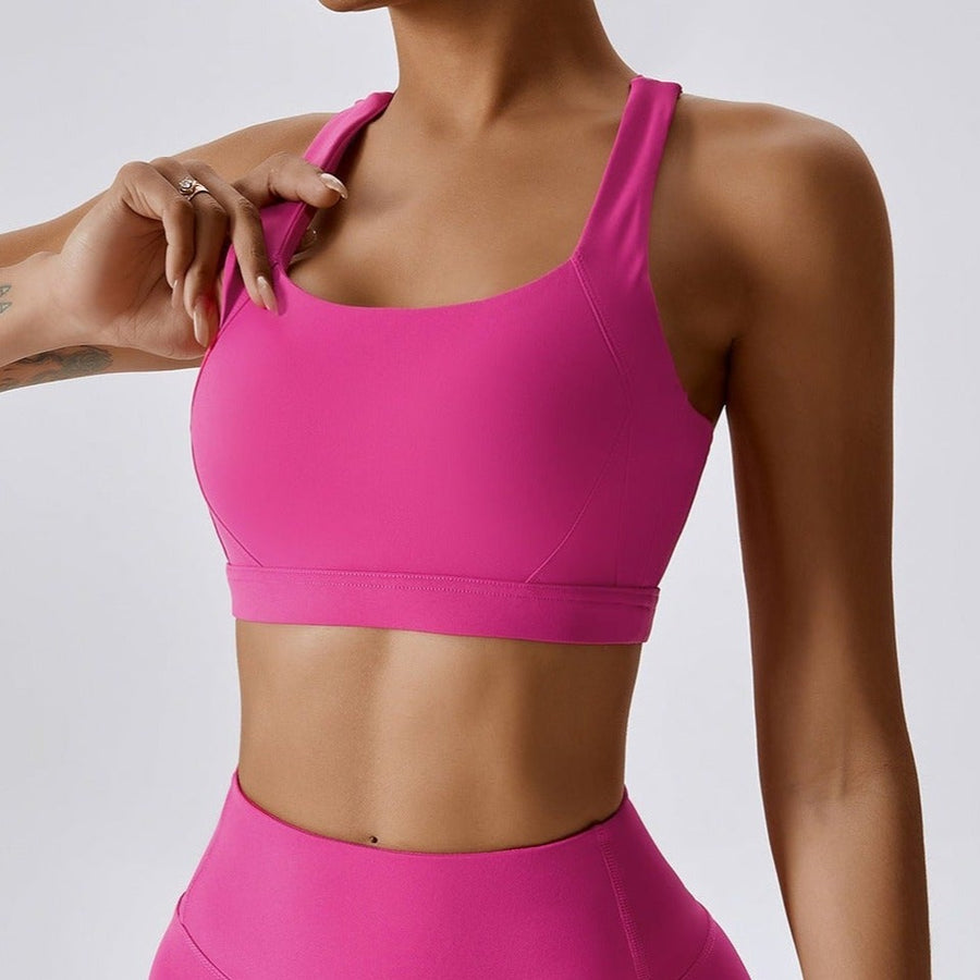 Top corto estivo X-Line Comfy - Magenta