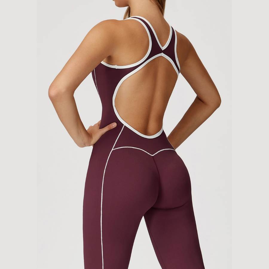 CLARA Ολόσωμη Φόρμα Premium Chic - Μπλε Ναυτικό 