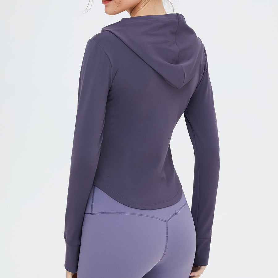 Felpa con cappuccio blu navy