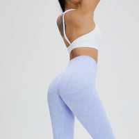 Blue Legging - Leopard Print