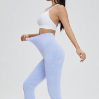 Blue Legging - Leopard Print