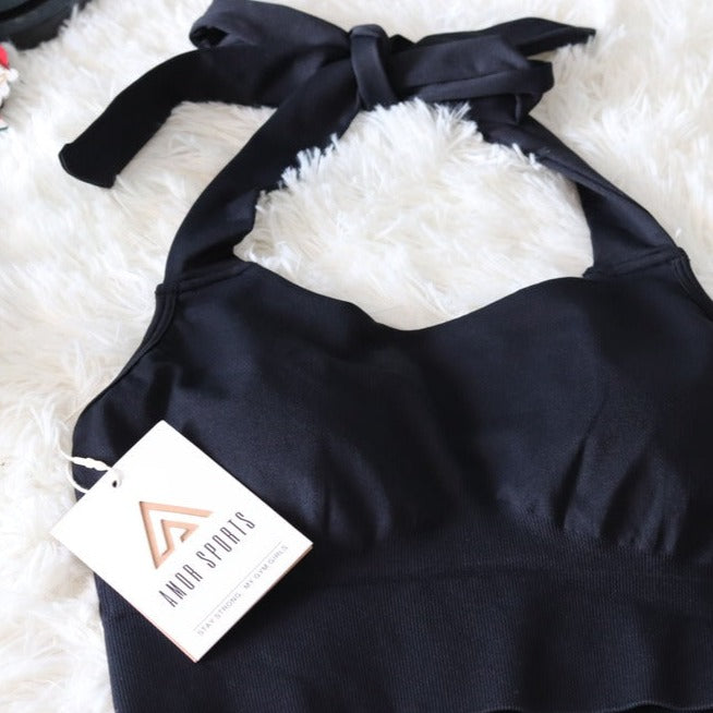 Classic Black Top - Strappy Line