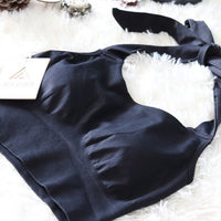 Classic Black Top - Strappy Line