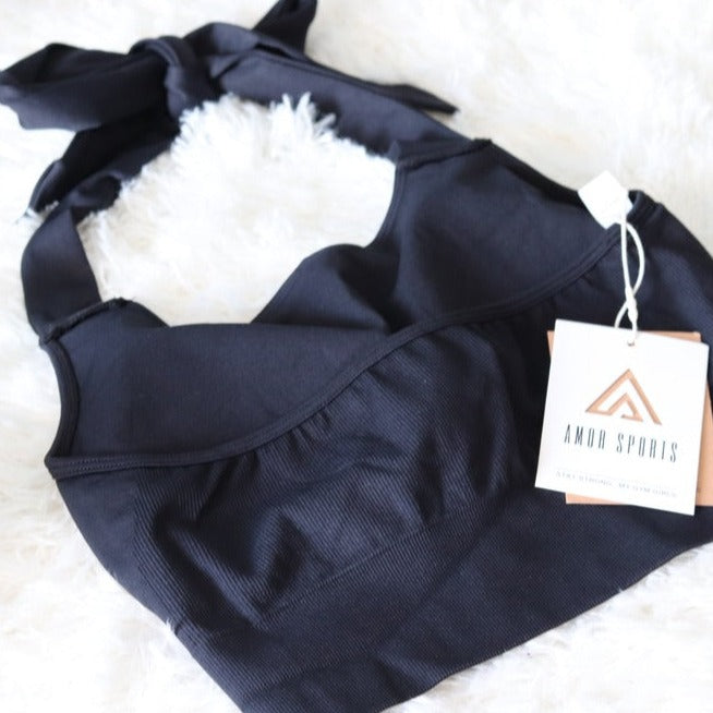 Classic Black Top - Strappy Line