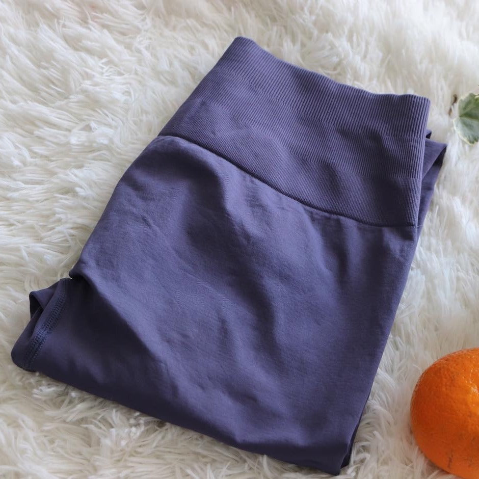 Legging azul marino de cintura alta