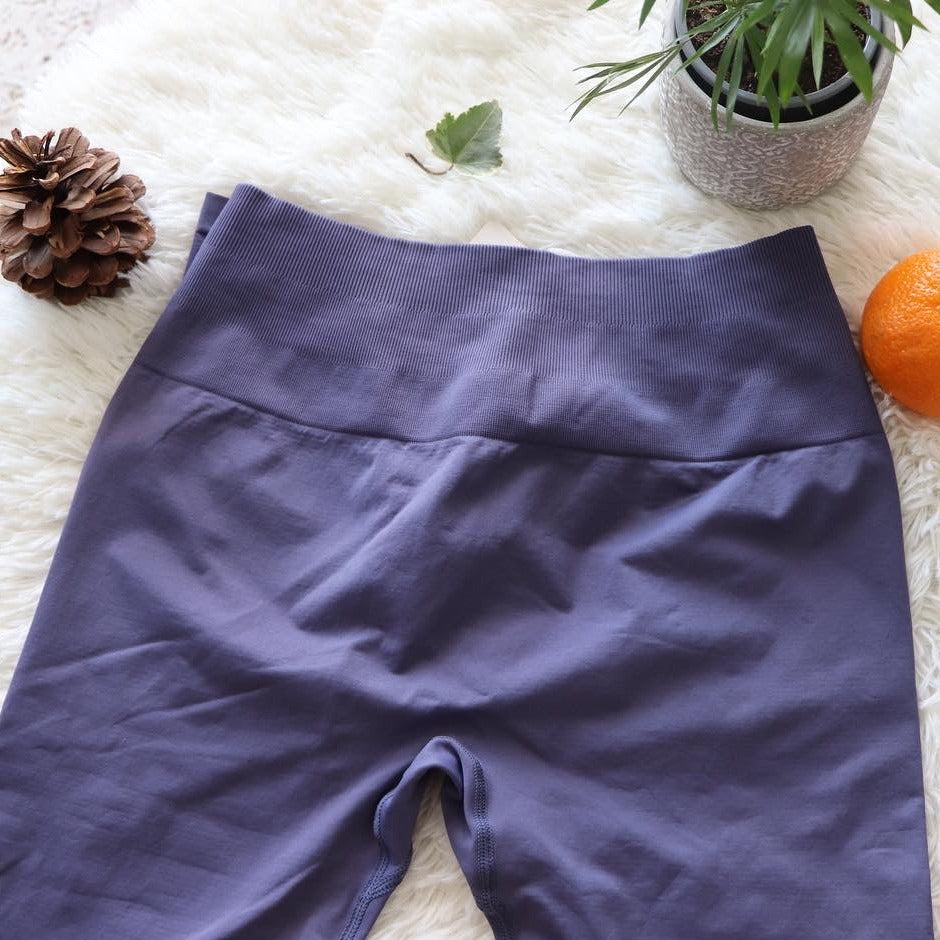 Legging azul marino de cintura alta