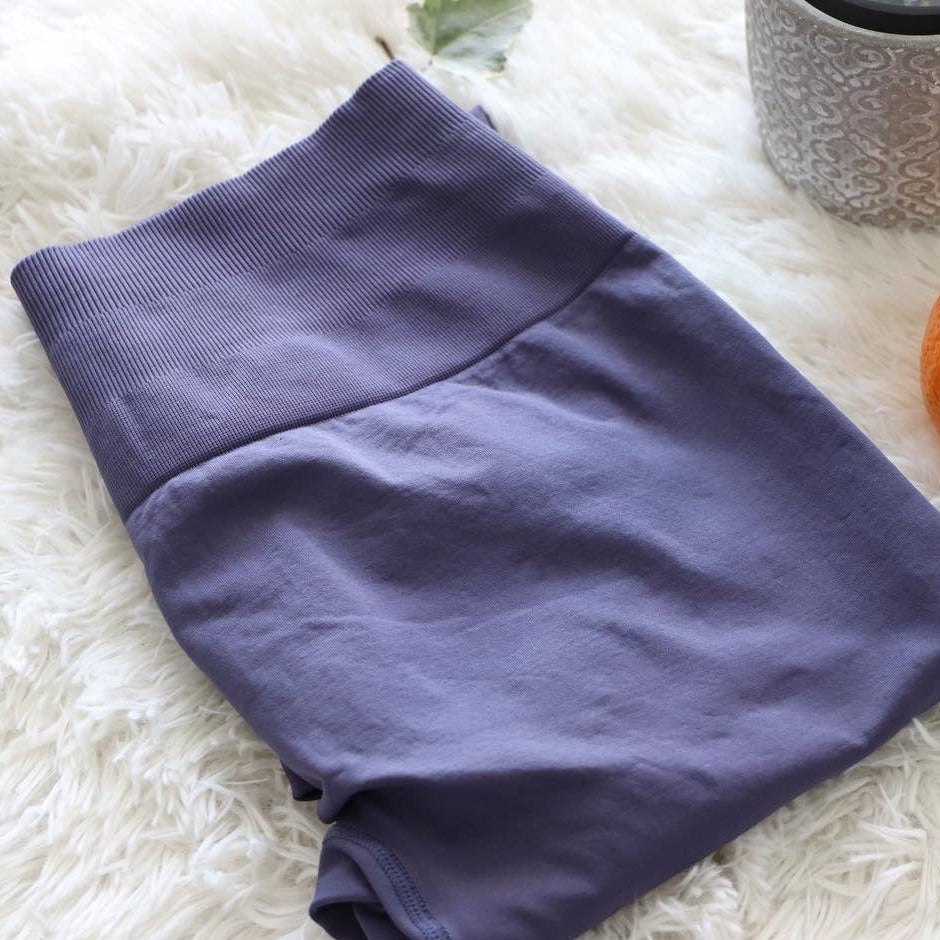 Legging azul marino de cintura alta