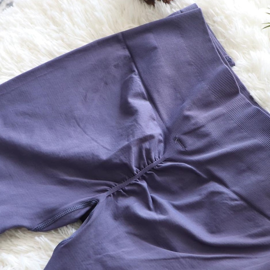 Legging azul marino de cintura alta